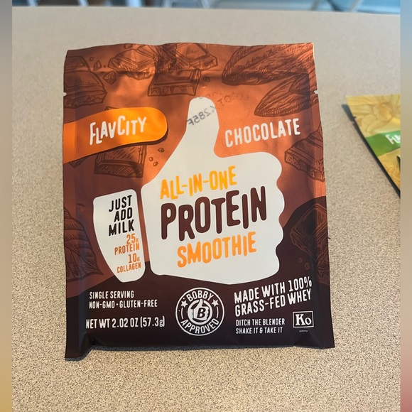 FlavCity Plant Based Protein - Single Serve, Variety of Flavors - Picture 3 of 7